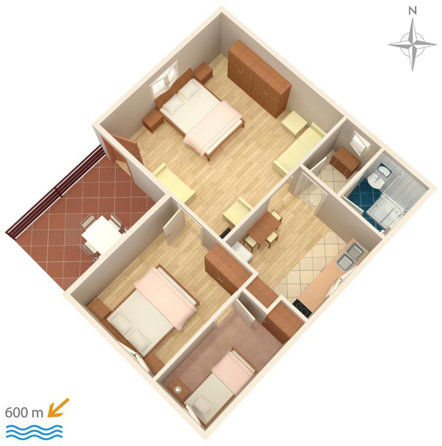 Apartments With A Parking Space Murter - 5103 Бетина Екстериор снимка